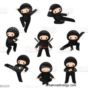 Que signifie rêver de ninjas ? 