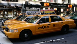 Wat betekent dromen over taxi 