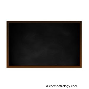 Hva betyr det å drømme om Blackboard? 