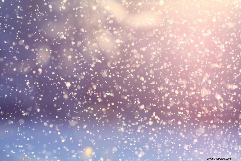 Sann mening og riktig tolkning av drømmer om snø 