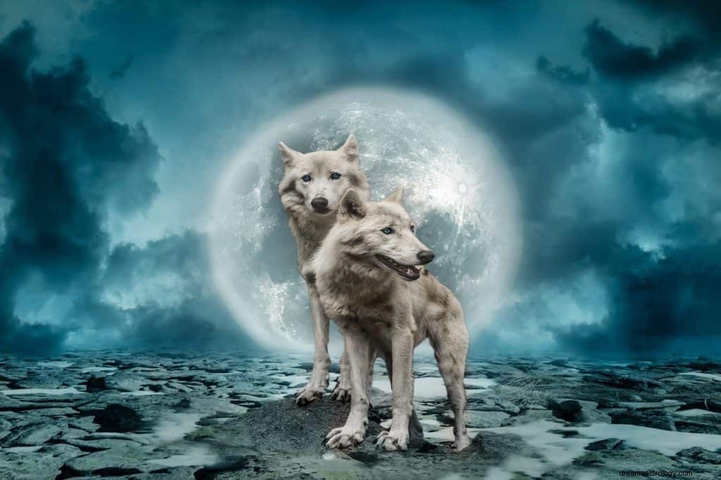 Wölfe greifen Bedeutung und Symbolik von Träumen an 