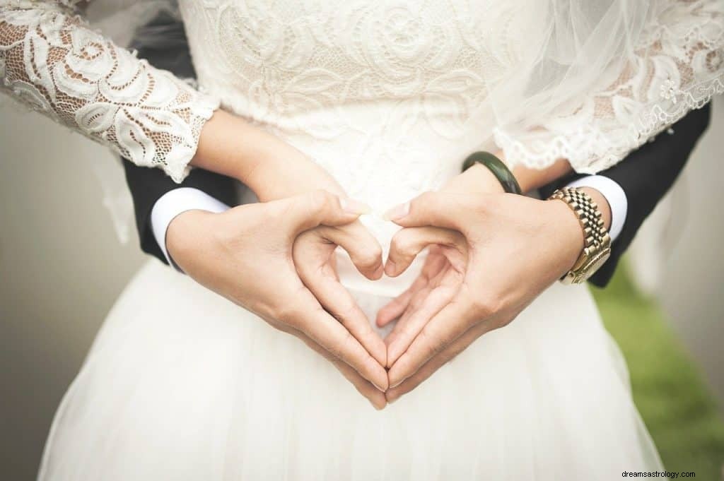 Ægteskabsdrøms betydning og symbolik 