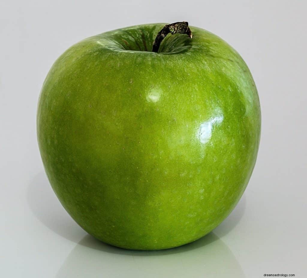 Grönt äpple drömmening och symbolik 