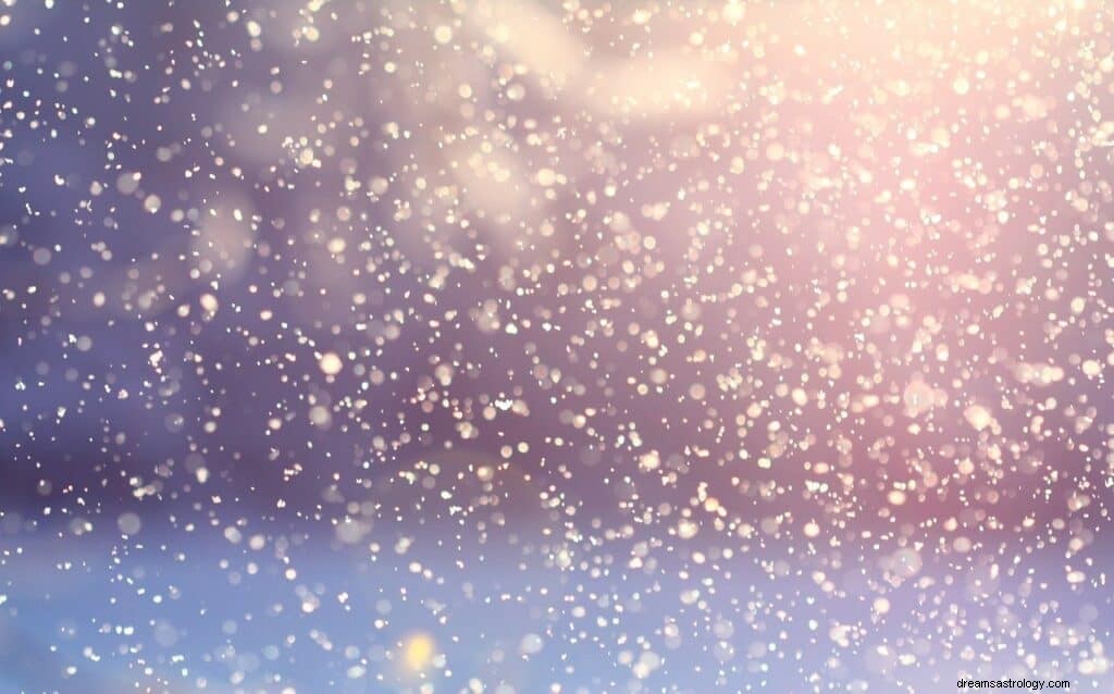 Significado y simbolismo de soñar con nieve 