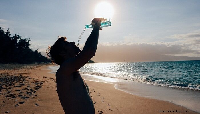 Significado bíblico de beber agua en un sueño 