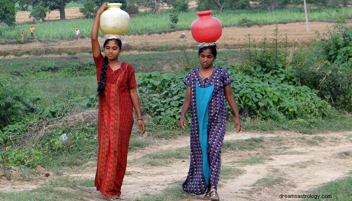 Bijbelse betekenis van water halen in een droom 