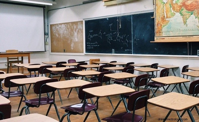 Sen o škole, sezení ve třídě – význam a symbolika 