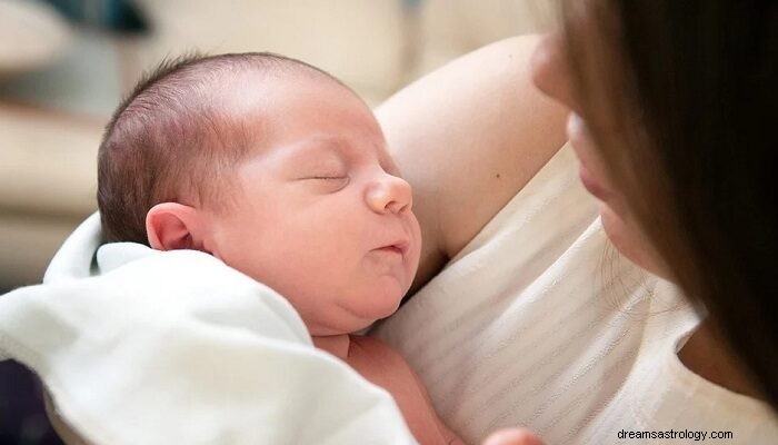 Droom van baby die op de grond valt - betekenis en symboliek 