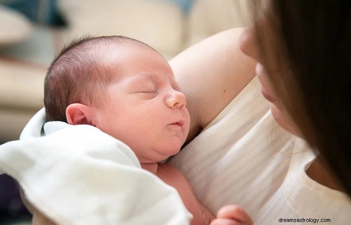 Droom van baby die op de grond valt - betekenis en symboliek 