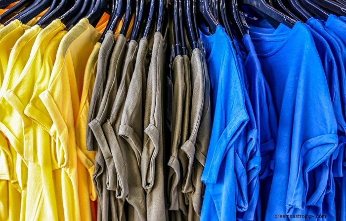 Blauw shirt, geel shirt - Droombetekenis en symboliek 