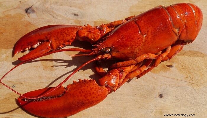 Homard - Signification et symbolisme des rêves 