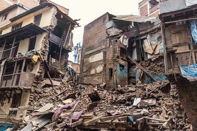Jordskælvsdrøms betydning og fortolkning 