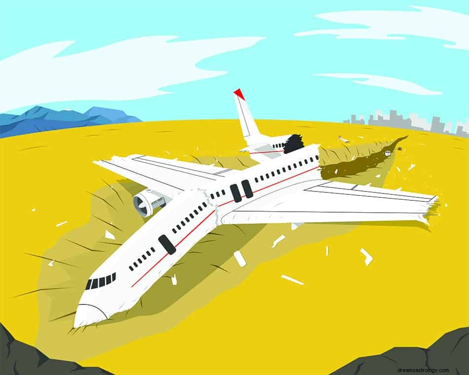 飛行機の墜落についての夢–意味と象徴性 