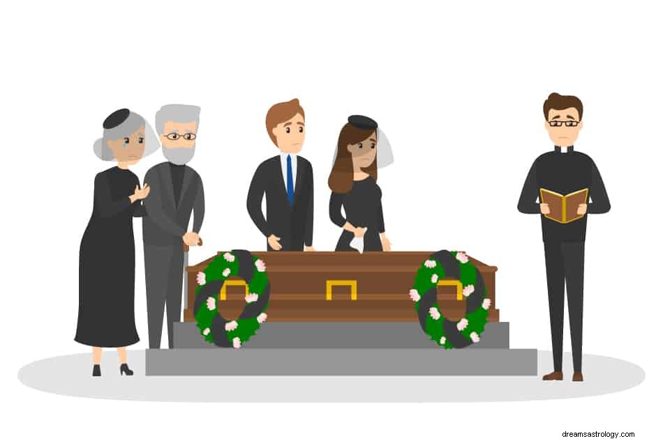 Begravningsdrömmening och symbolik 