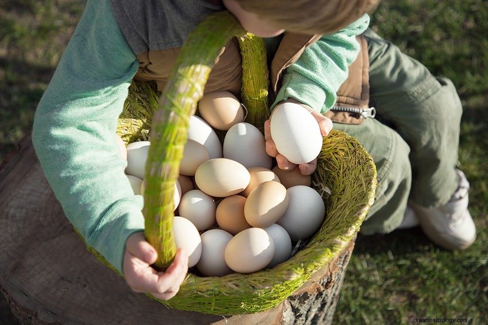 Hva betyr det å drømme om egg? 