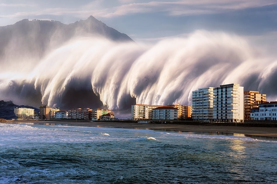Co to znamená snít o tsunami a přílivové vlně? 