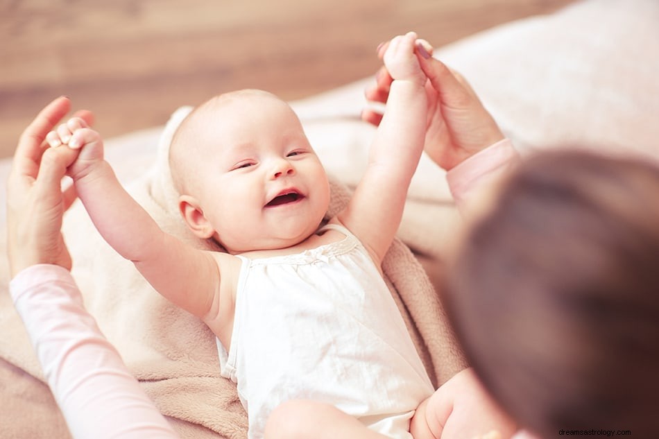 Hvad vil det sige at drømme om at få en babypige? 