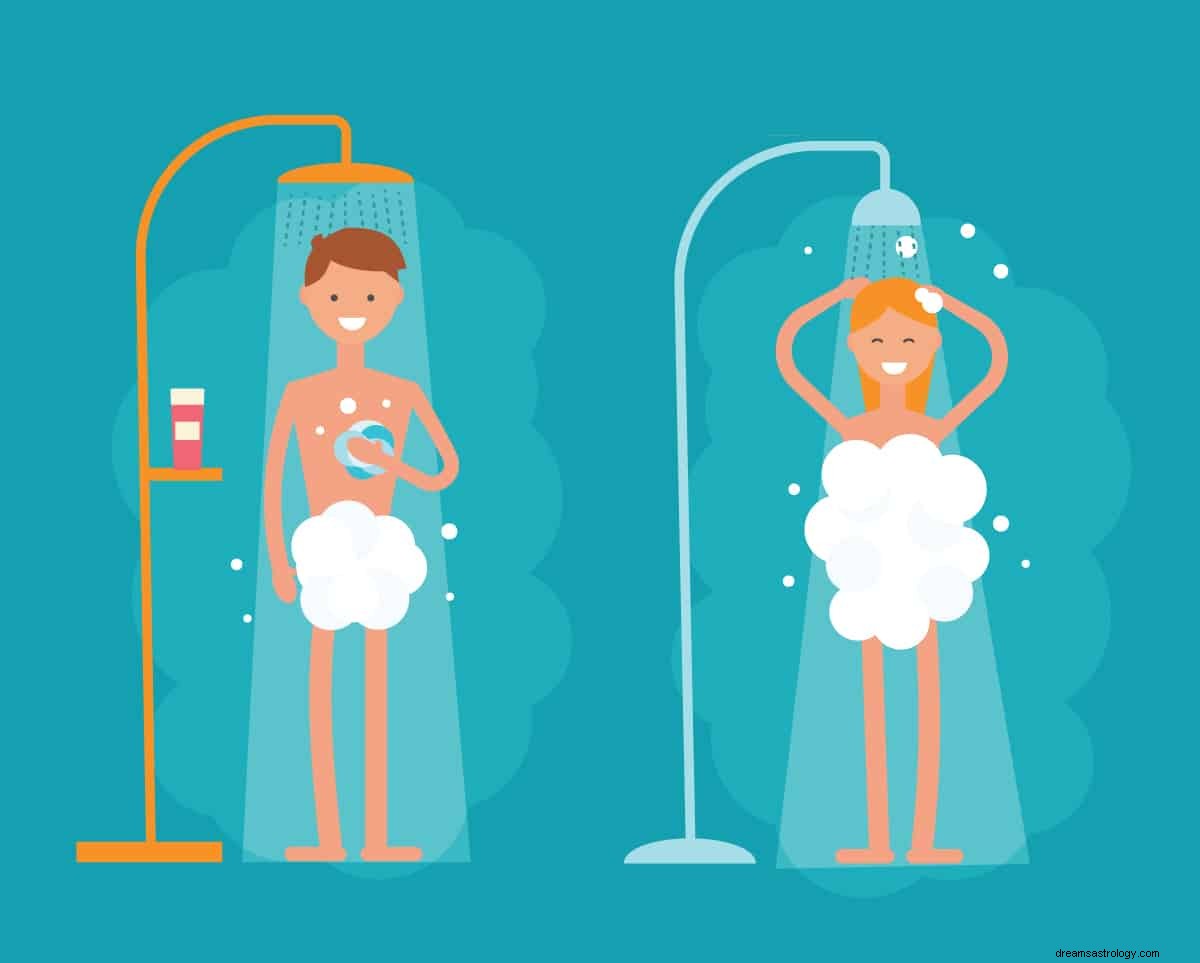 Vad betyder det att drömma om en dusch? 