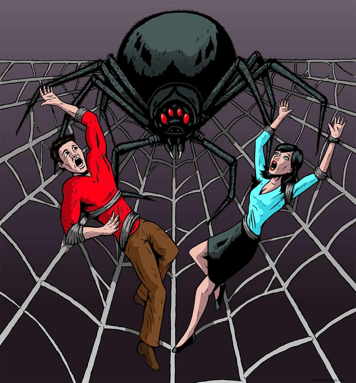 Hva er drømmebetydningen av en gigantisk edderkopp? 