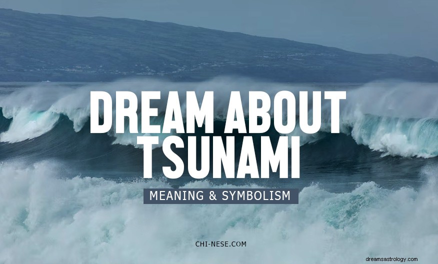 ¿Qué significa cuando sueñas con un tsunami? Significado de soñar con tsunami 