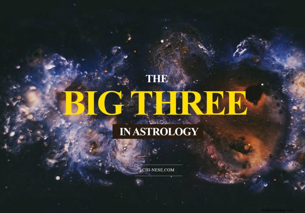 De  tre stora  i astrologi:sol, måne och stigande tecken förklaras 