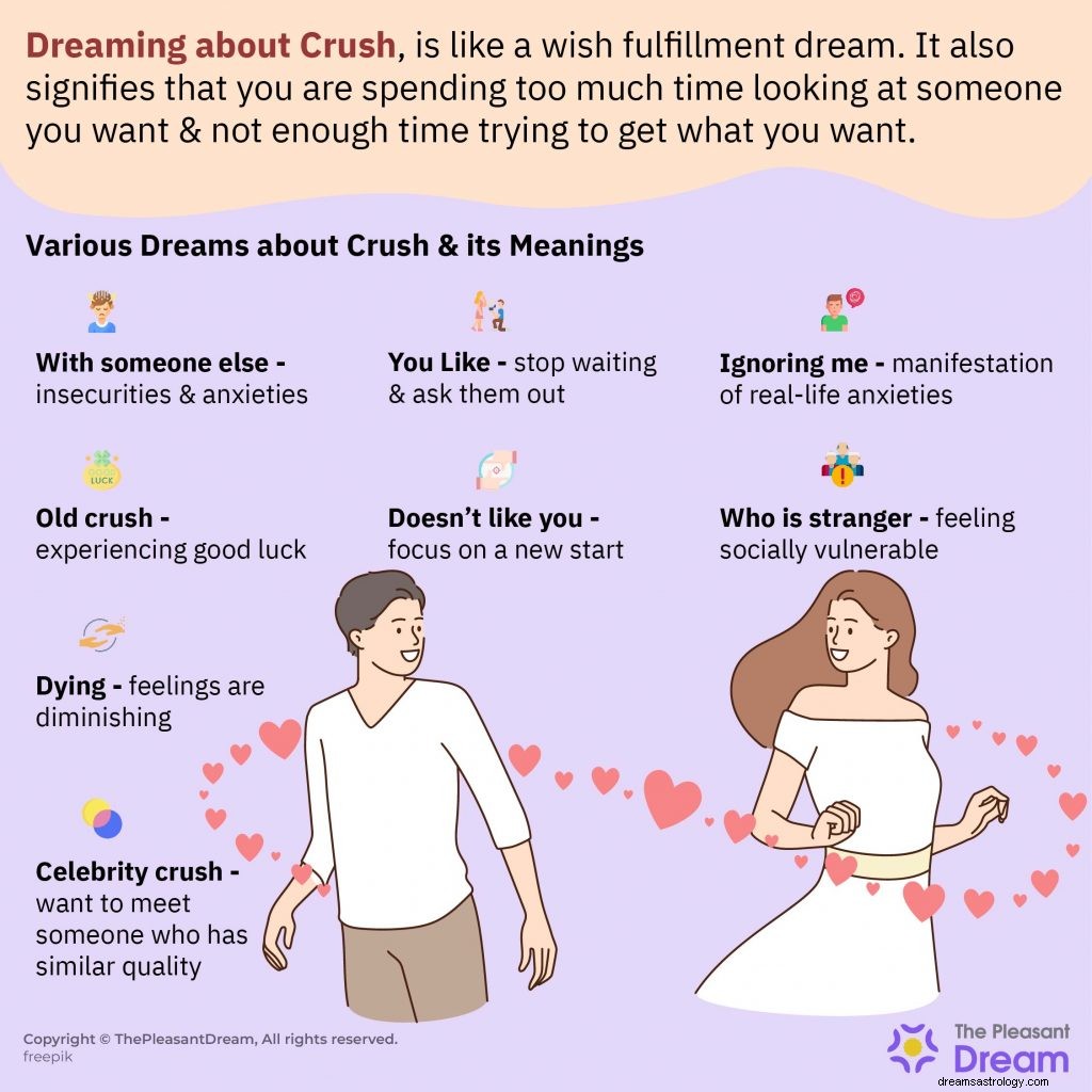 Hvad betyder det, når du drømmer om dit crush? [33 typer drømme forklaret] 