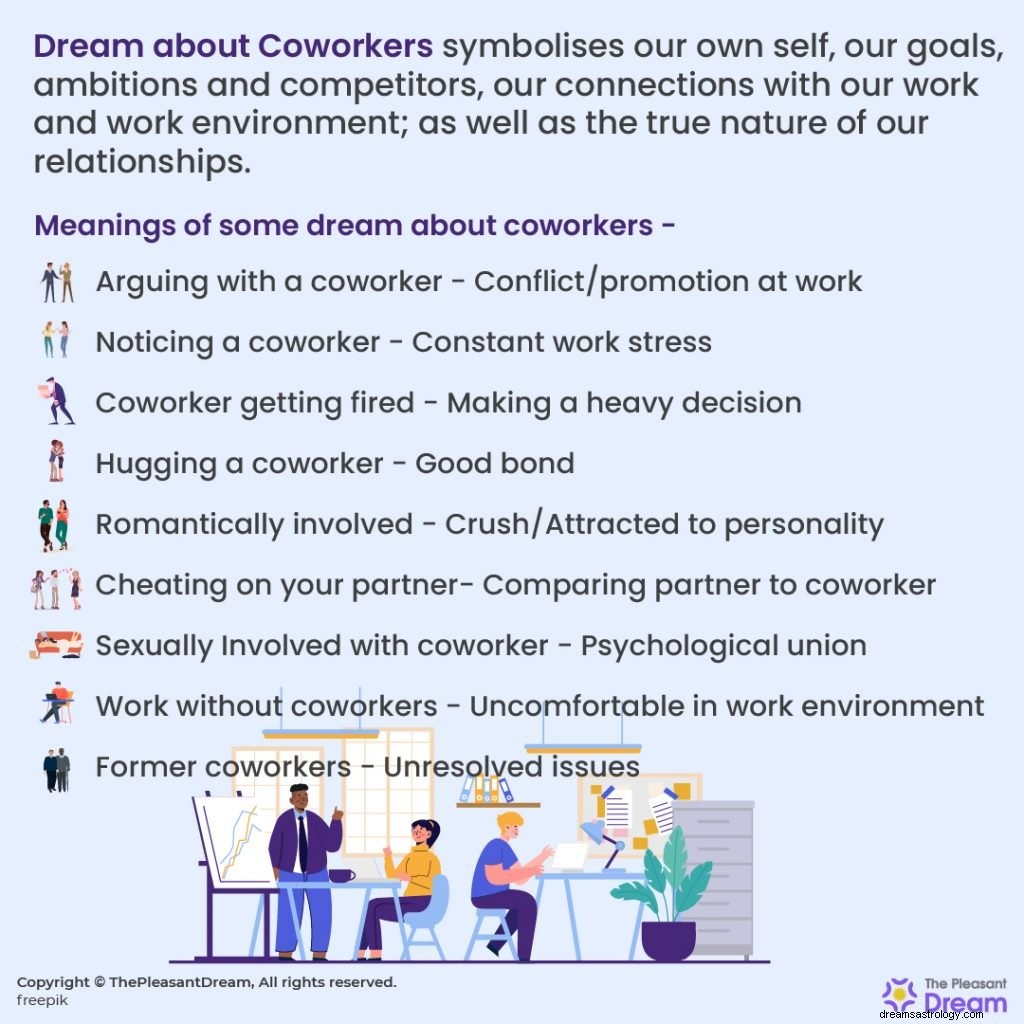 Sonhos sobre colegas de trabalho - diferentes cenários e perguntas reflexivas 