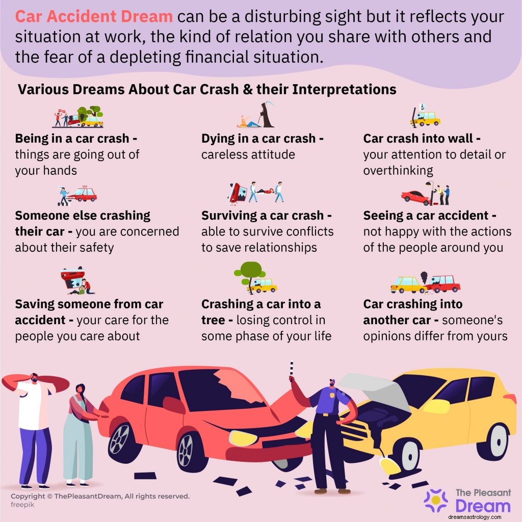 ¿Se despertó con un sueño de accidente automovilístico? Esto es lo que significa [57 tipos] 