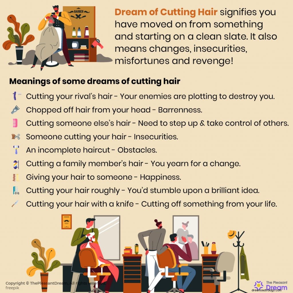 髪を切る夢：誰かがあなたの関係を妨害していますか？ 