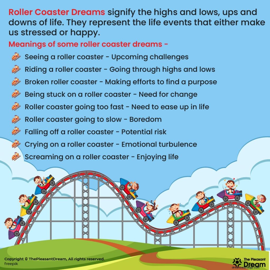 Il sogno delle montagne russe spiegato con 25 esempi e domande riflessive 