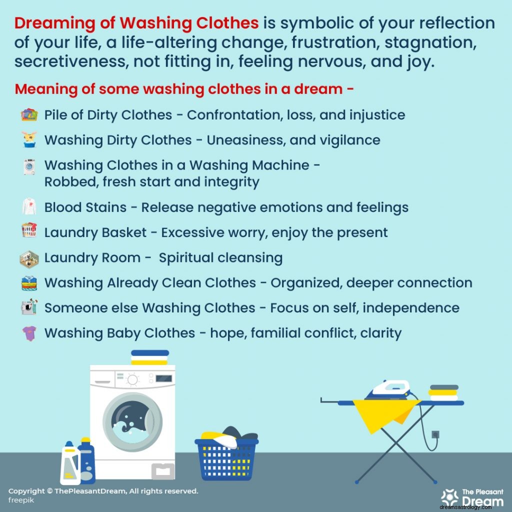 Una guida impareggiabile per sognare di lavare i panni 
