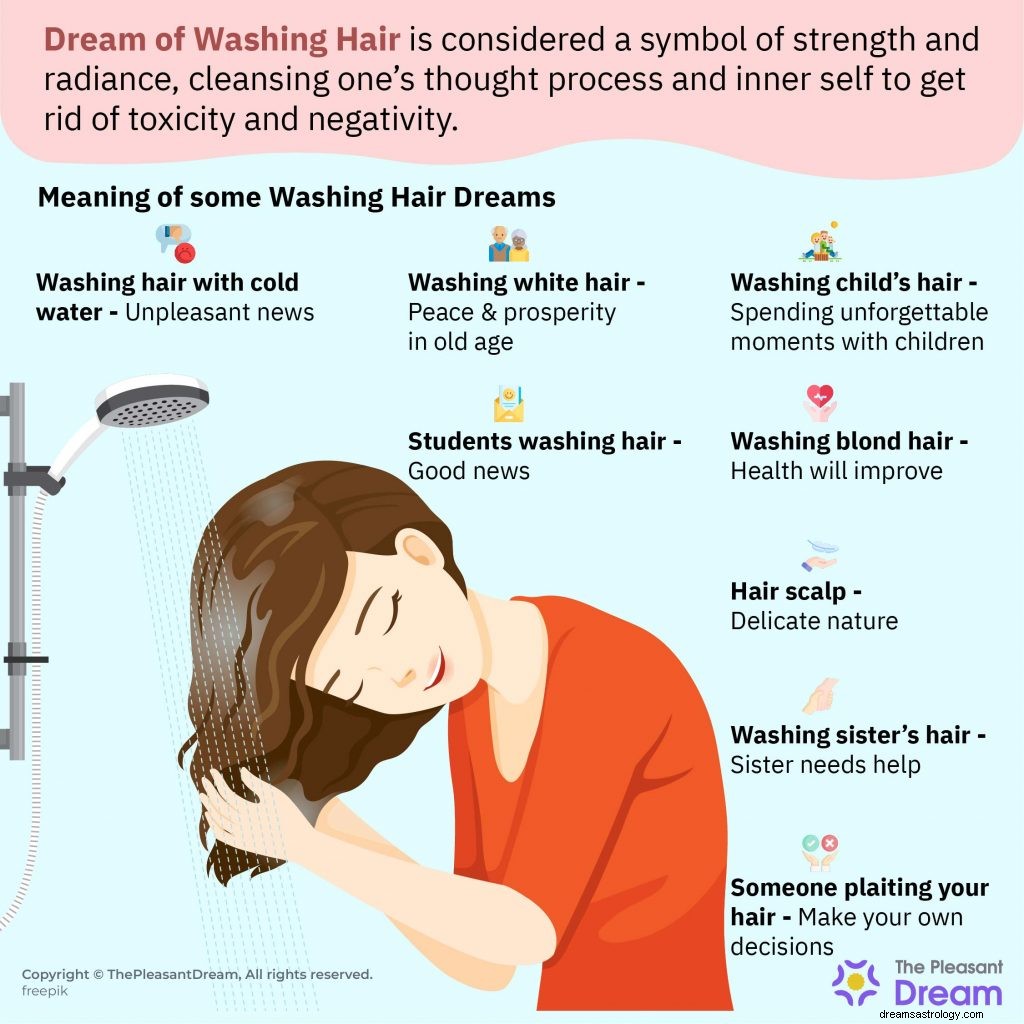 Sonho de lavar o cabelo - o que isso significa para você? 