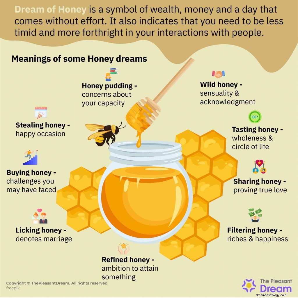 蜂蜜の夢：106の意味と重要性 