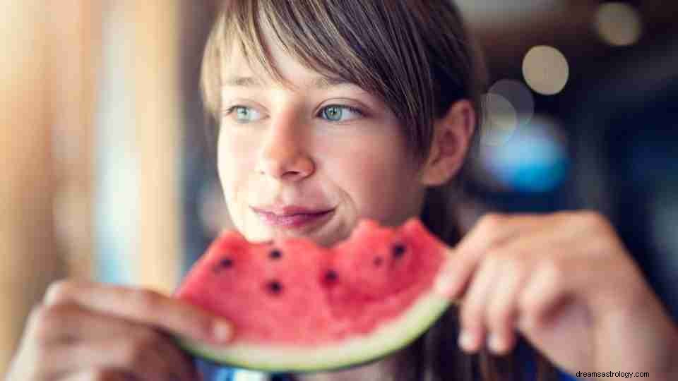 Podrobnosti, které potřebujete vědět o svém snu o vodním melounu 