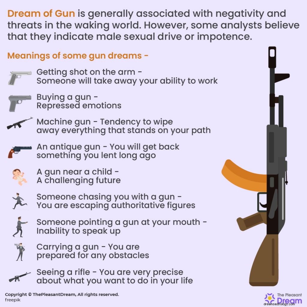 Dream Of Gun :101 intrigues et leur signification 