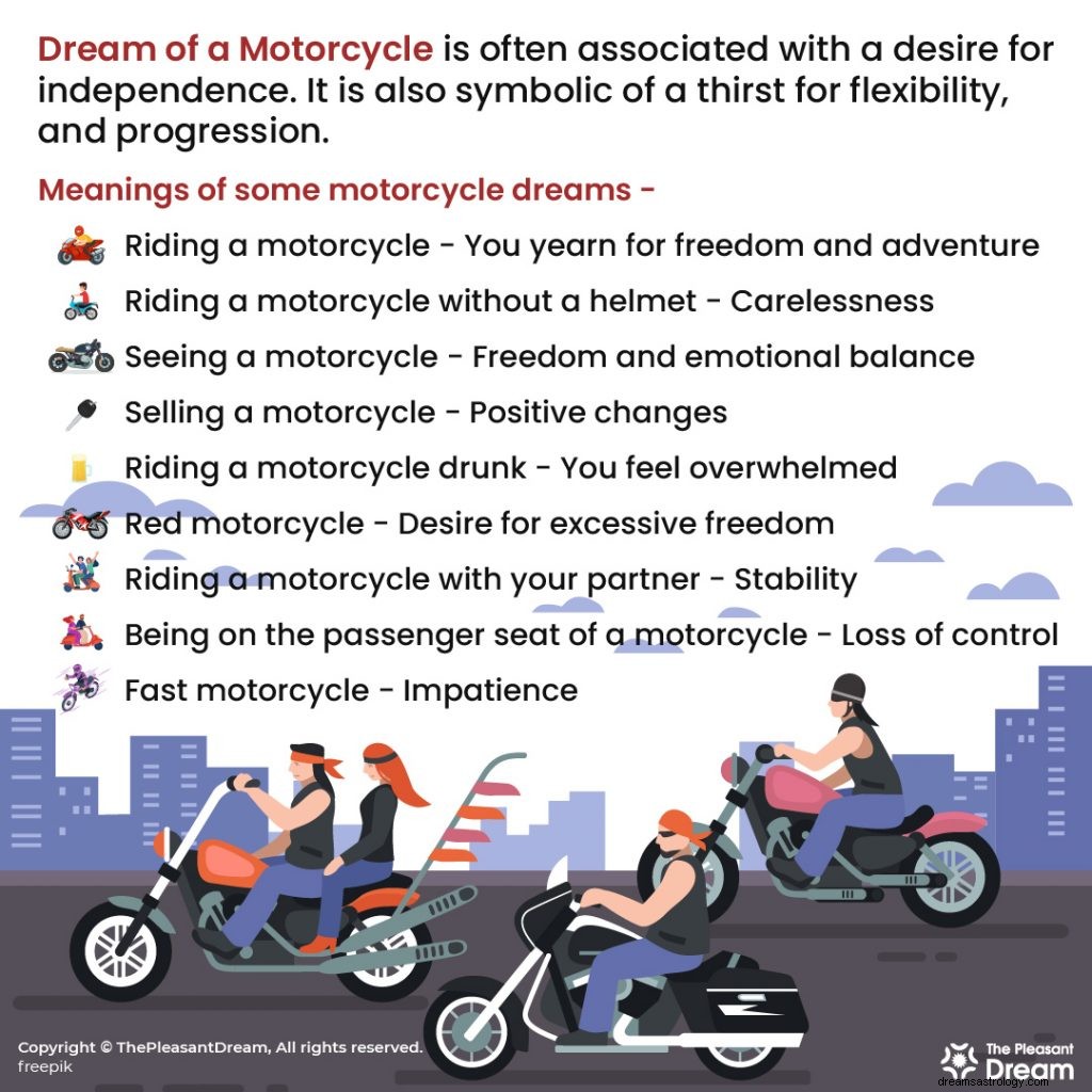 Motocicleta dos sonhos:27 parcelas e seus significados 
