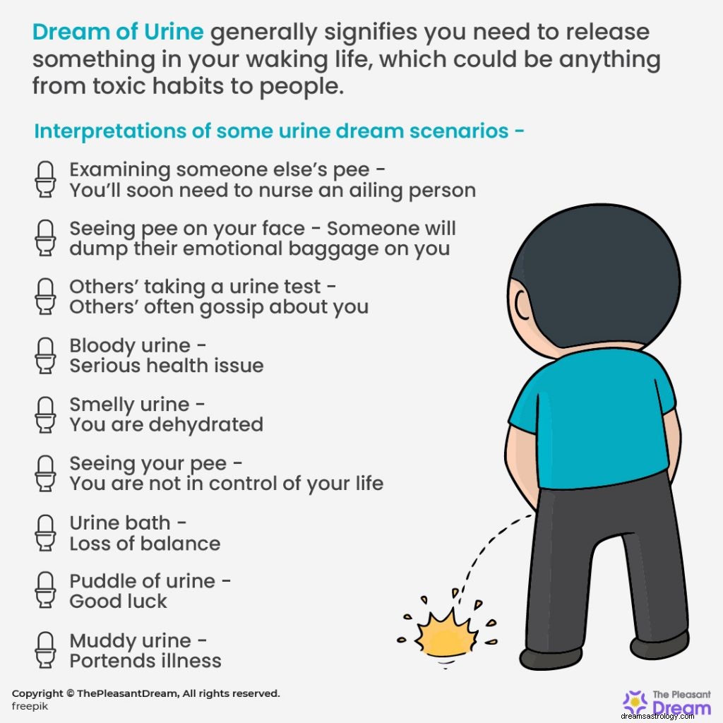 Drøm om urin – 59 drømmeplott og deres betydning 