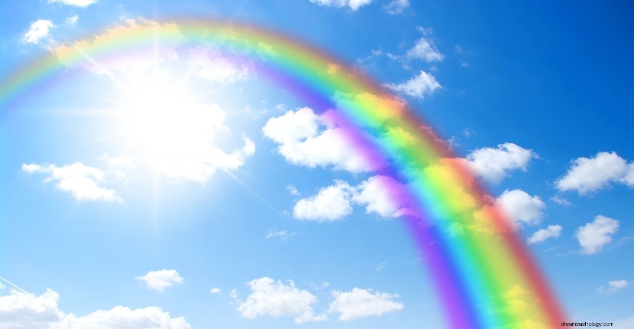 Significado do sonho do arco-íris - decifrando 53 parcelas 