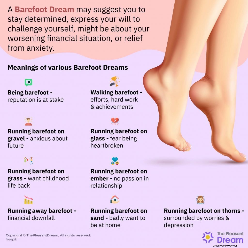 Barefoot in a Dream – 55 drømmescenarier og deres tolkninger 