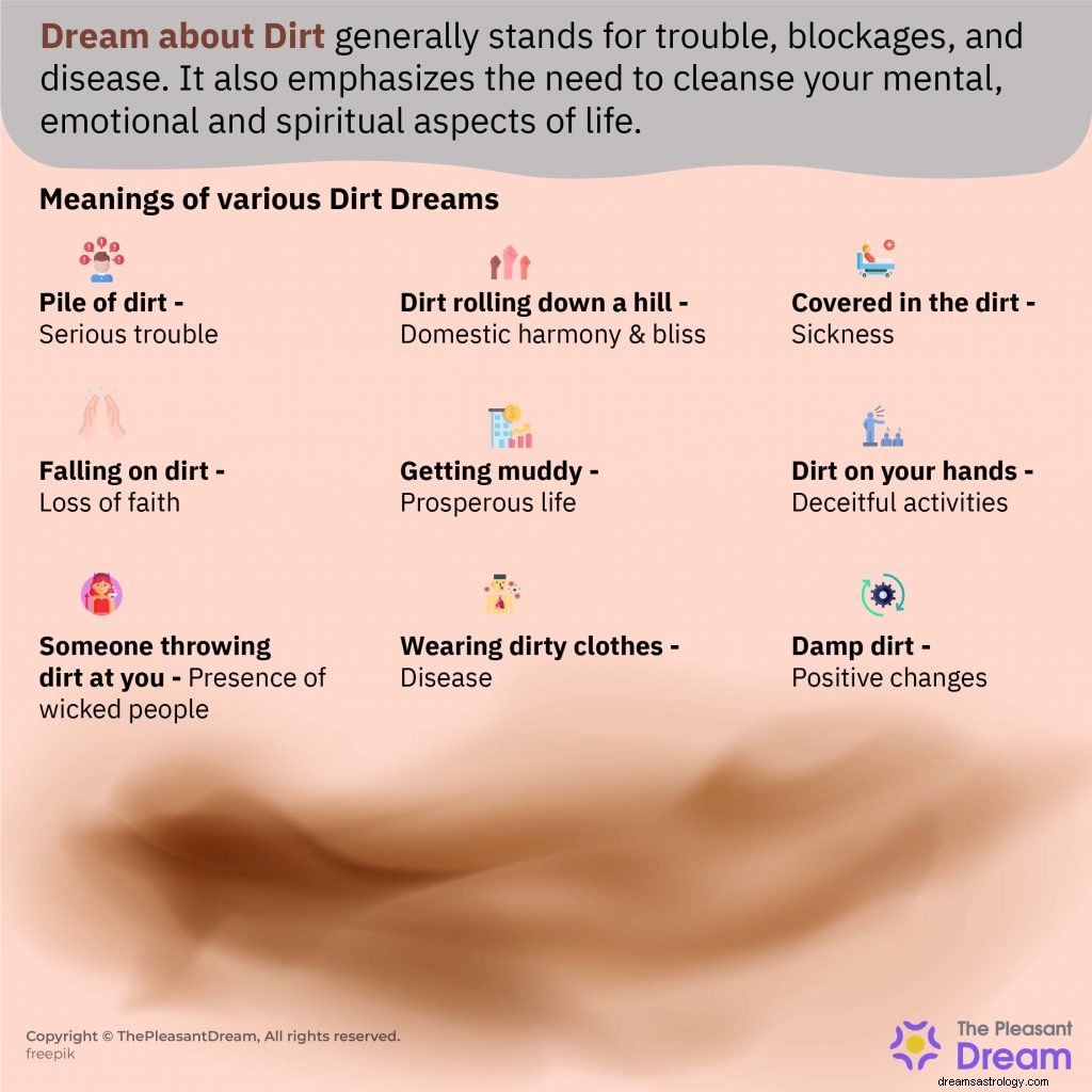 Dream About Dirt :97 intrigues et leur signification 