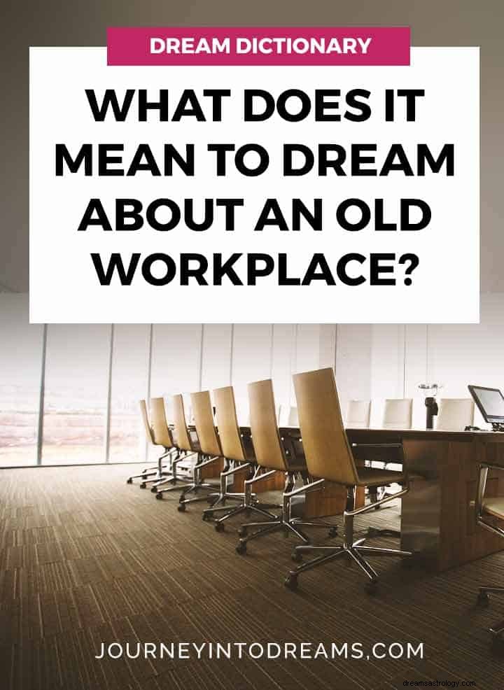 Empregos e locais de trabalho em sonhos 
