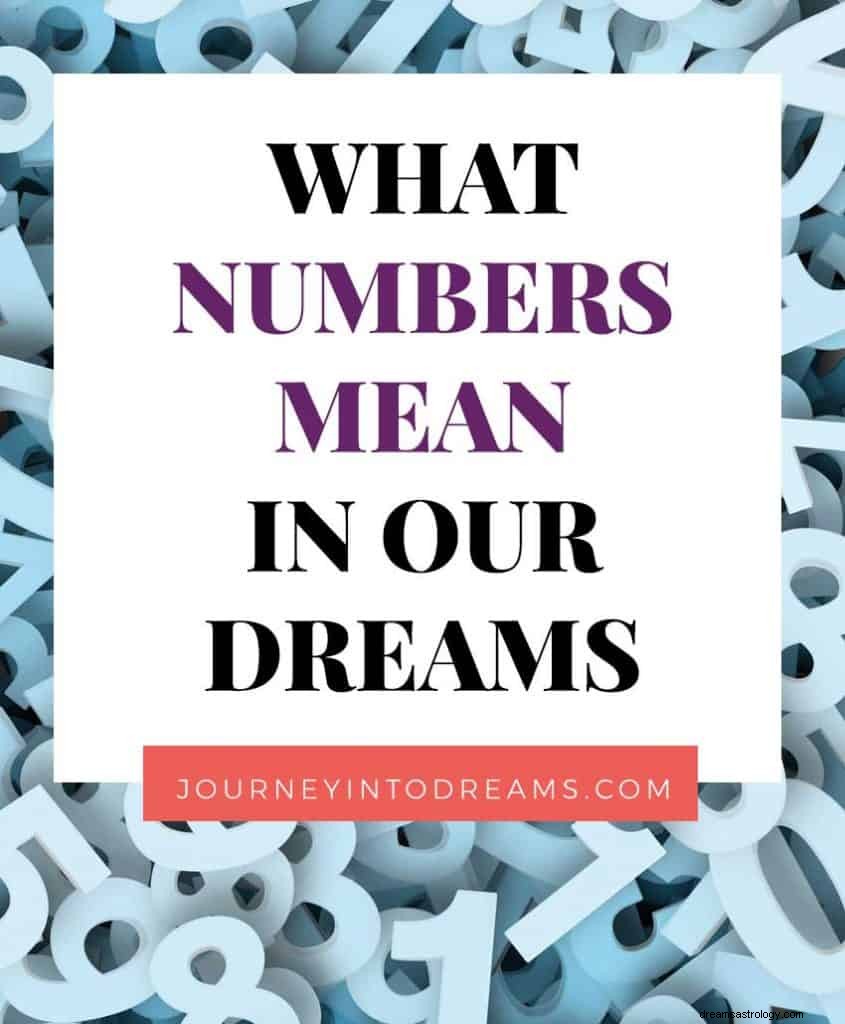 Betydelsen av siffror i drömmar 