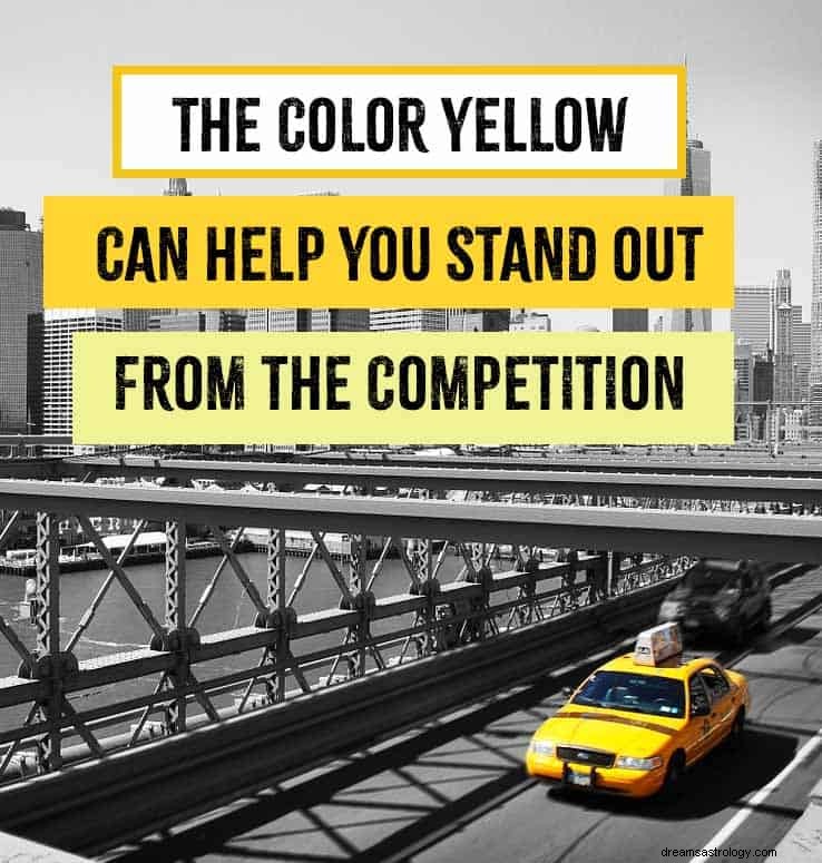 Znaczenie koloru żółtego 