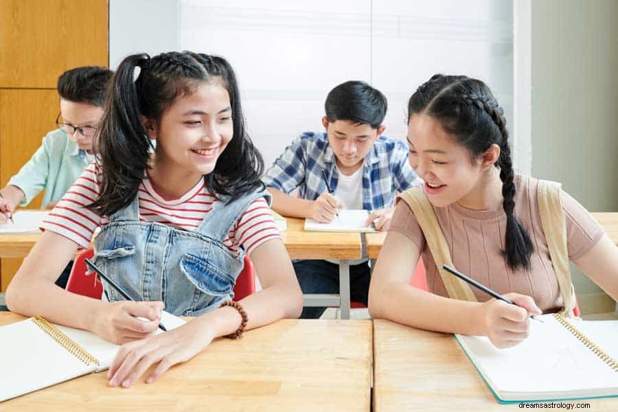 Toetsen en schoolwerk Droombetekenis 