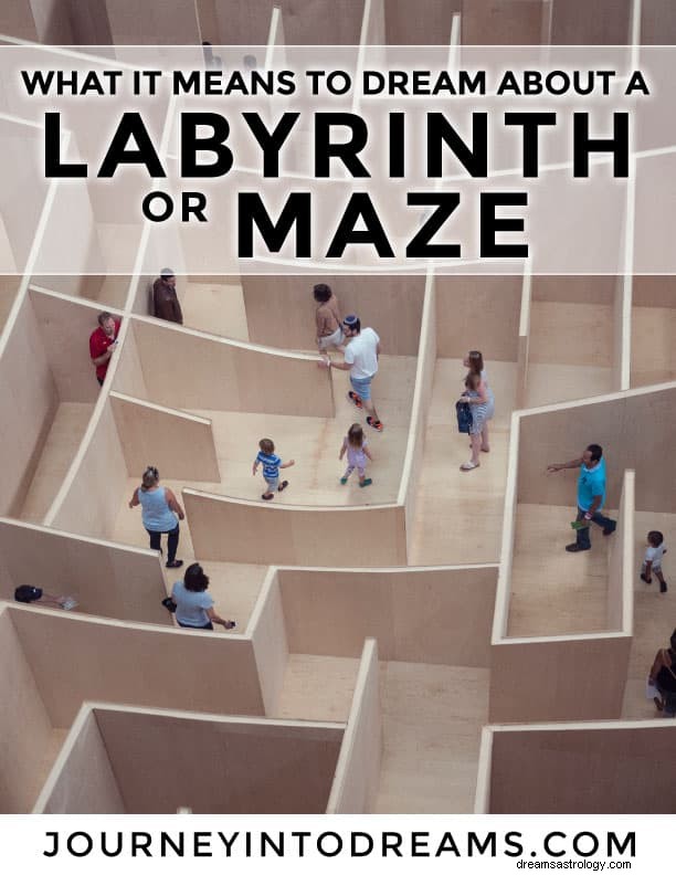 Signification des rêves de labyrinthe ou de labyrinthe 