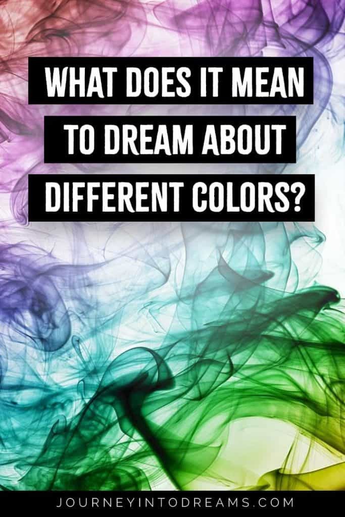 La signification des couleurs :le symbolisme des couleurs dans nos rêves 