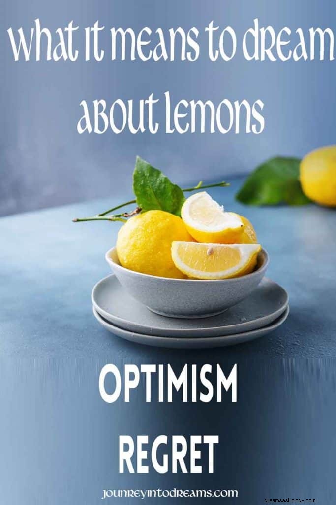 Symbolika citronu ve snech 
