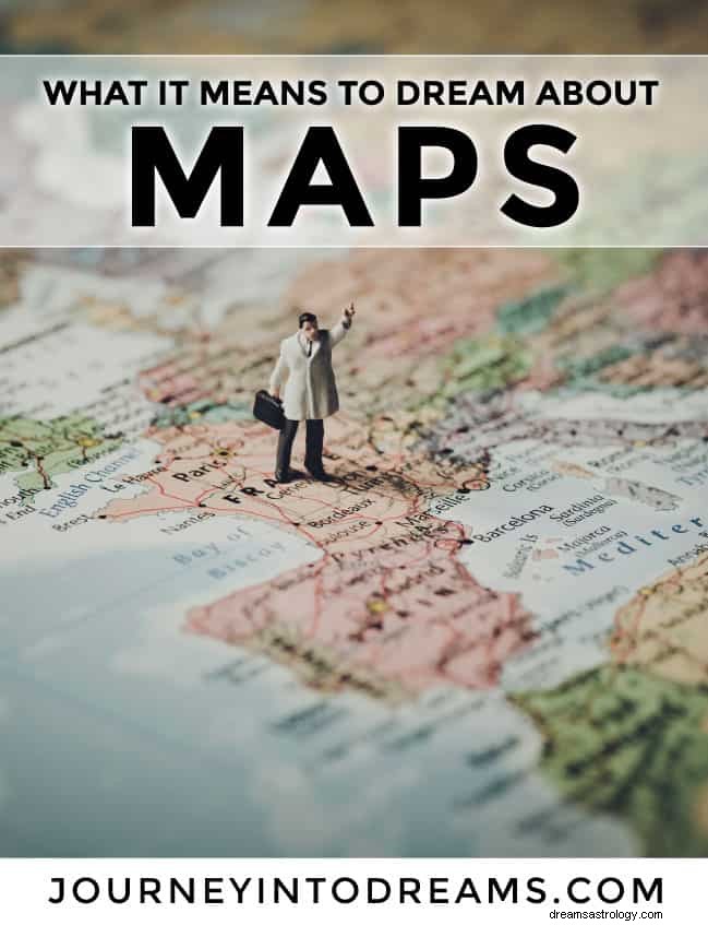 Significado dos sonhos com mapas 