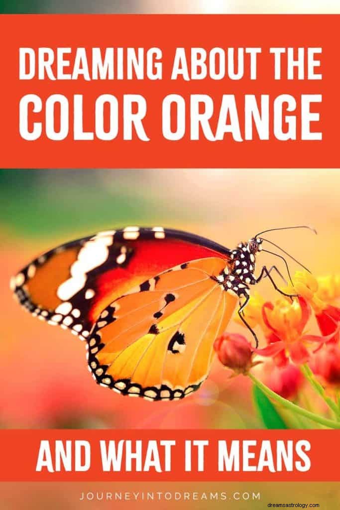 Symbolisme de la couleur orange et signification des rêves 