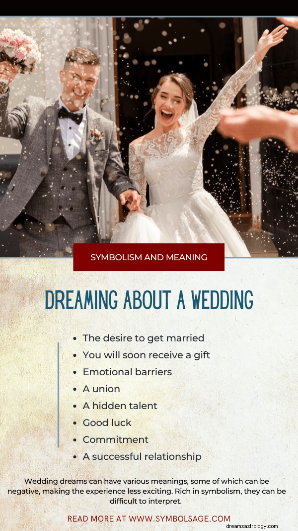 Von einer Hochzeit träumen – was bedeutet das?